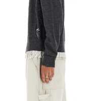 Pulovere Maison Margiela pentru Barbati - Cardigane Maison Margiela Distressed Cardigan GREY Barbati (BM 10670816) - B-mall.ro