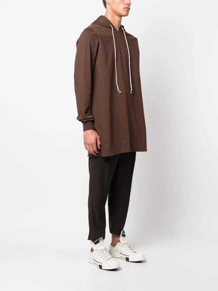 Tricouri Rick Owens Hooded T-Shirt BROWN Barbati (BM 10670873) 3