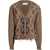 Maison Margiela Cardigan With Diamond Pattern BROWN
