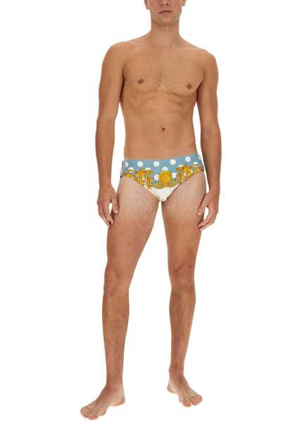 Chiloti Versace Seashell Baroque Beach Briefs MULTICOLOUR Barbati (BM 10670894) 3