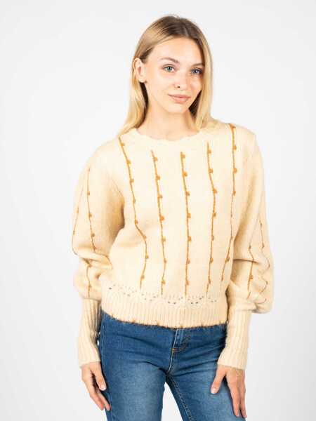 Tricouri Silvian Heach Kuina PGA22187 Beowy Femei (BM 10670999) 3