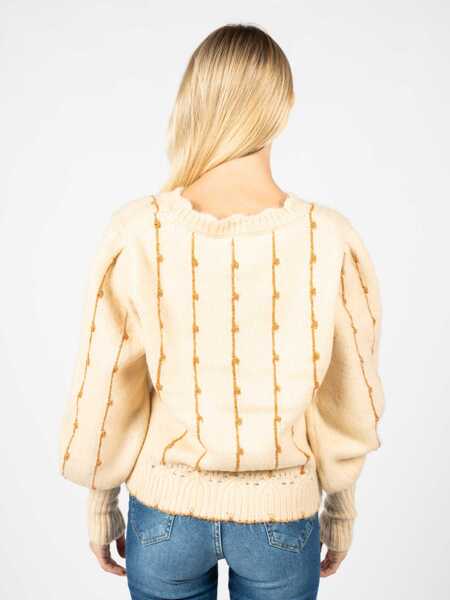 Tricouri Silvian Heach Kuina PGA22187 Beowy Femei (BM 10670999) 4