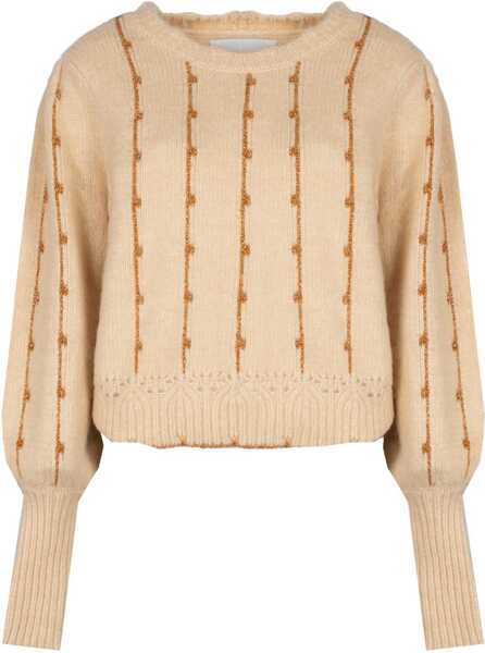 Tricouri Silvian Heach Kuina PGA22187 Beowy Femei (BM 10670999) 5