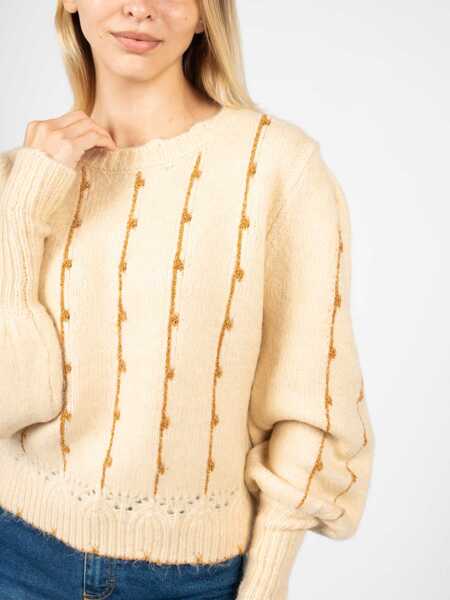 Tricouri Silvian Heach Kuina PGA22187 Beowy Femei (BM 10670999) 7