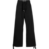 Pantaloni casual Versace Compact Cotton-Poplin Baggy Pants With Ankle Drawstrings