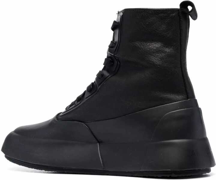 Sneakers AMBUSH Grained Calfskin Vulcanized High-Top Sneakers 4Cm Black Barbati (BM 10675945) 3
