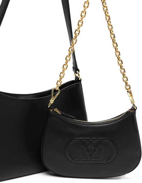 Genti de umar MCM Leather Hobo Bag With Removable Detail Black Femei (BM 10676341) 4