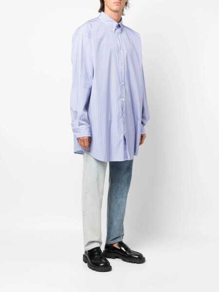 Camasi casual Maison Margiela Oxford Shirt BLUE Barbati (BM 10676488) 3