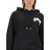 Bluze de trening Dama - Bluze de trening BARROW Sweatshirt With Logo Print BLACK Femei (BM 10676509) - B-mall.ro