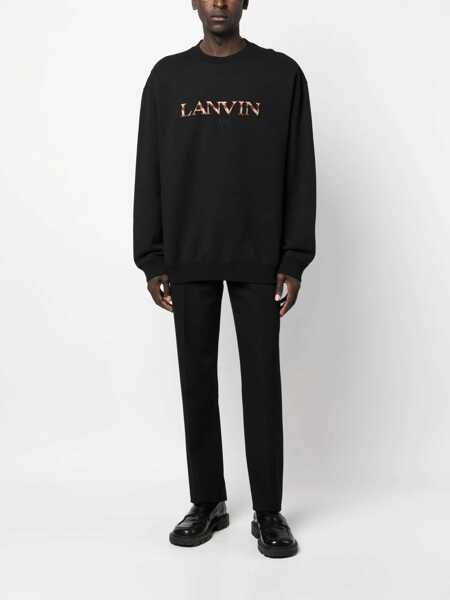 Bluze de trening Lanvin Sweatshirt With Logo BLACK Barbati (BM 10676521) 2