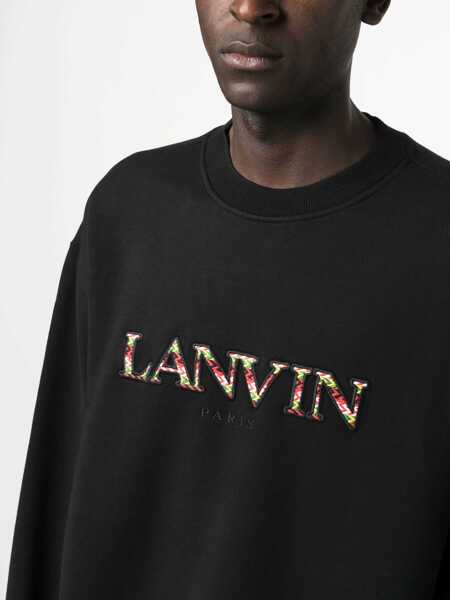 Bluze de trening Lanvin Sweatshirt With Logo BLACK Barbati (BM 10676521) 5