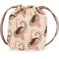 Genti de mana Pouch With Paisley Pattern And Polka Dots Femei