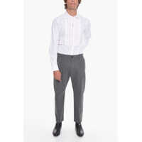 Pantaloni DSQUARED2 pentru Barbati - Pantaloni eleganti DSQUARED2 Wool Blend Pully Trousers Gray Barbati (BM 10678222) - B-mall.ro