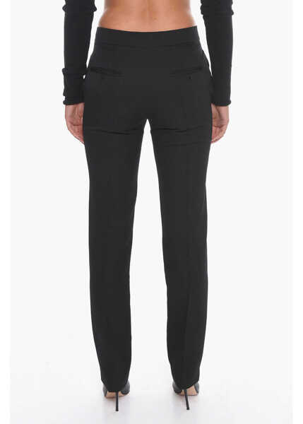 Pantaloni office Isabel Marant Wool Liolirok Trousers With Front-Pleat Black Femei (BM 10678528) 2
