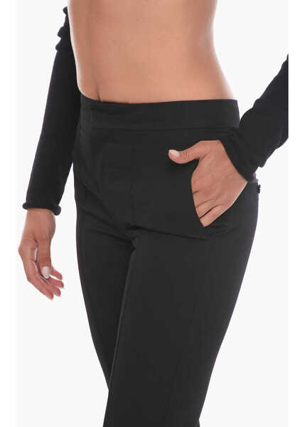 Pantaloni office Isabel Marant Wool Liolirok Trousers With Front-Pleat Black Femei (BM 10678528) 3