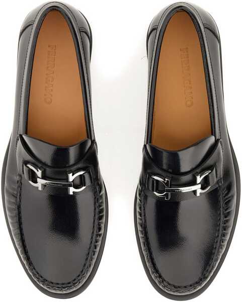 Mocasini Ferragamo Moccasin Gancini BLACK Barbati (BM 10678693) 2