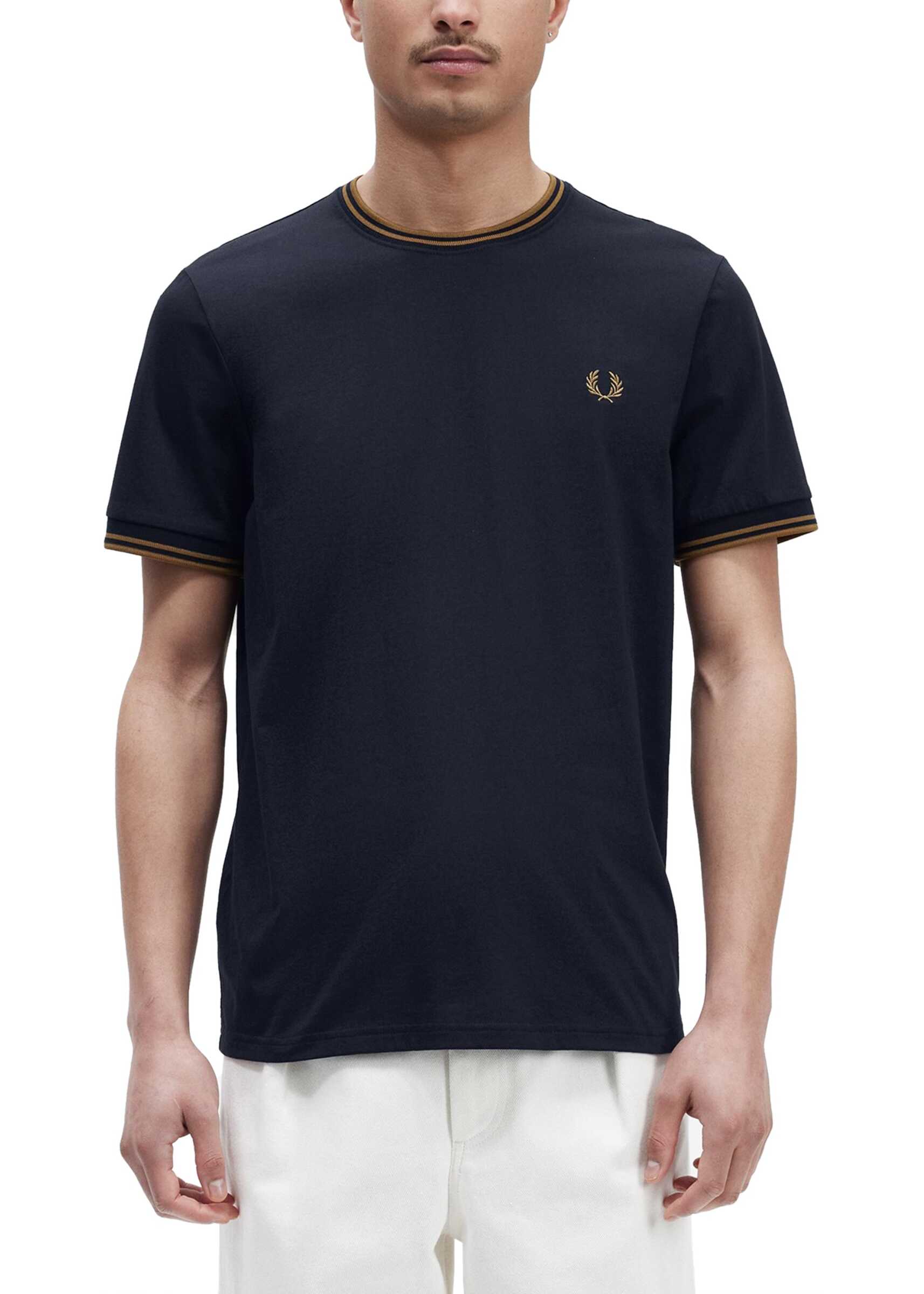 Fred Perry T-Shirt With Logo BLUE