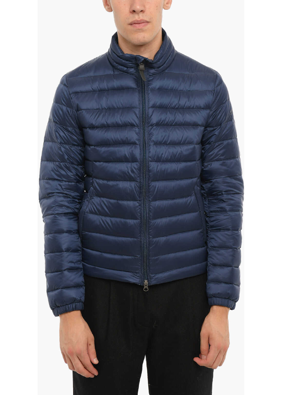 Woolrich Quilted Sundance Down Jacket With Zip Closure Blue