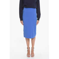 Fuste lungi Stretchy Knit Midi Skirt Femei