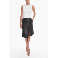 Fuste lungi Dama - Fuste lungi Stella McCartney Faux-Leather Fringed Skirt Black Femei (BM 10680352) - B-mall.ro
