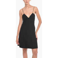 Rochii scurte DSQUARED2 Dama - Rochii scurte DSQUARED2 Slip Dress With Decorative Stitching Detail Black Femei (BM 10681555) - B-mall.ro