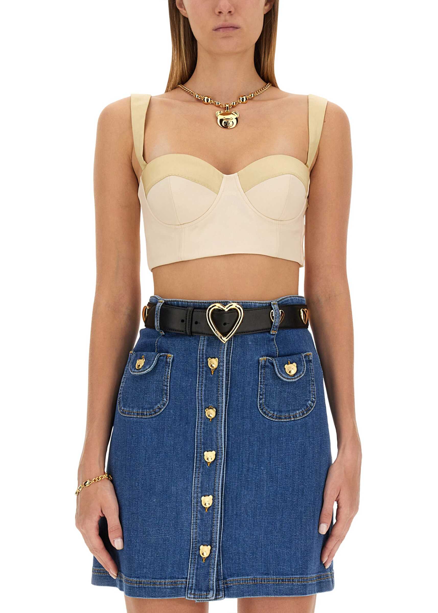 Moschino Top Bustier IVORY