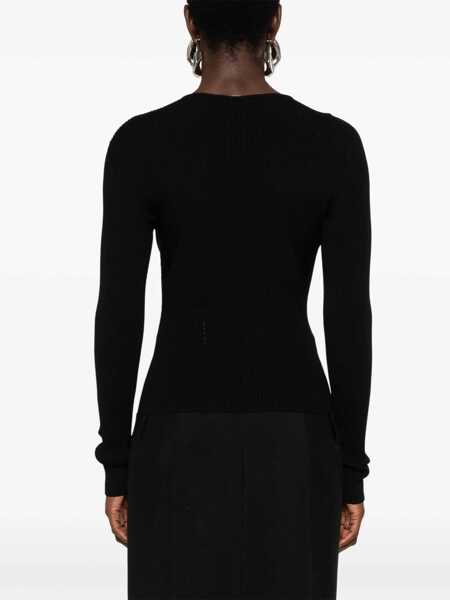 Pulovere casual Alexander McQueen Shirt Cut Out BLACK Femei (BM 10681849) 4