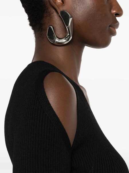 Pulovere casual Alexander McQueen Shirt Cut Out BLACK Femei (BM 10681849) 5