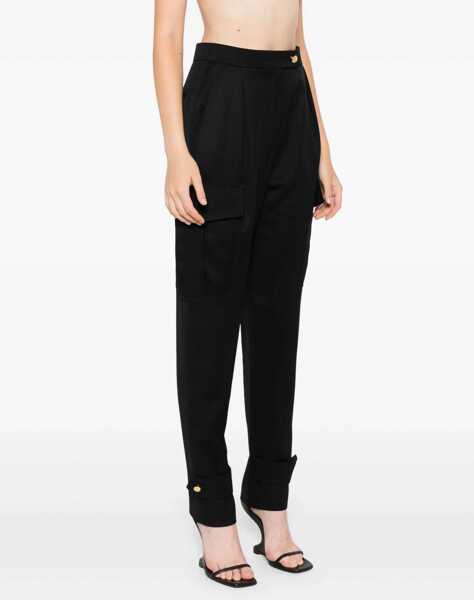 Pantaloni casual Alexander McQueen Military Pants BLACK Femei (BM 10682263) 3