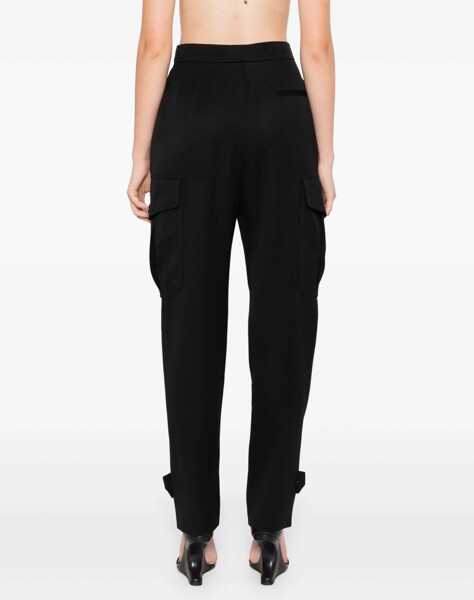 Pantaloni casual Alexander McQueen Military Pants BLACK Femei (BM 10682263) 4