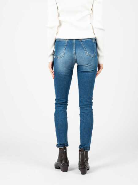 Pantaloni casual Silvian Heach Tetab CVA22178JE Granatowy Barbati (BM 10683298) 4