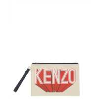 Genti de mana pentru Barbati - Genti de mana Kenzo Large Clutch Bag With Logo WHITE Barbati (BM 10683358) - B-mall.ro