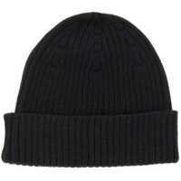 Caciuli pentru Barbati - Caciuli MAISON KITSUN Beanie Hat With Fox Head Patch BLACK Barbati (BM 10683388) - B-mall.ro