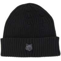 Caciuli Beanie Hat With Fox Head Patch Barbati
