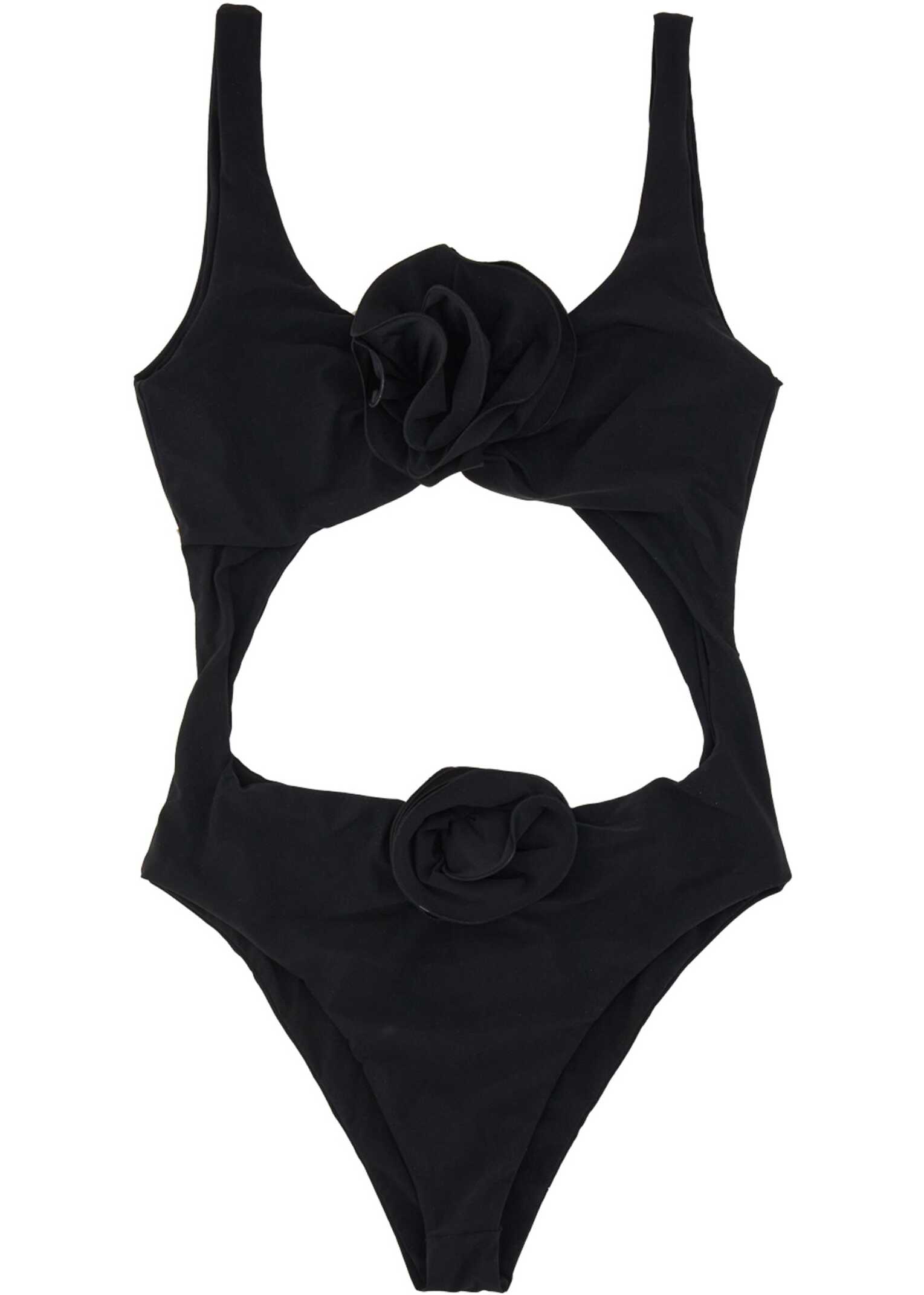 Magda Butrym One-Piece Swimsuit BLACK