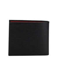 Portofele Ferragamo pentru Barbati - Portofele Ferragamo Revival Gancini Black Wallet in Textured Leather Man Ferragamo BLACK Barbati (BM 10683886) - B-mall.ro