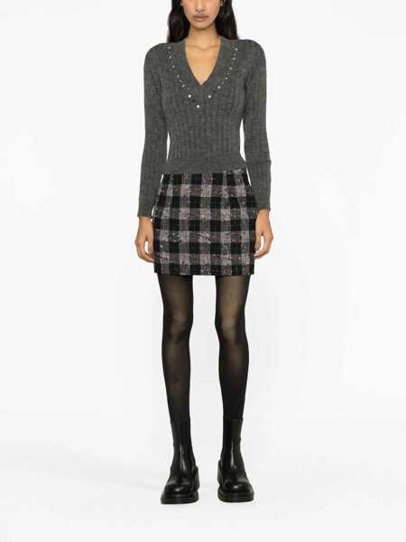 Pulovere Alessandra Rich Alessandra Rich Knitwear GREYMELANGE Femei (BM 10684735) 2