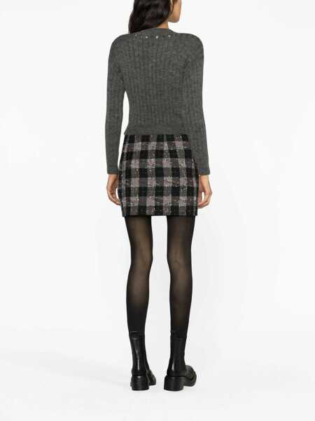 Pulovere Alessandra Rich Alessandra Rich Knitwear GREYMELANGE Femei (BM 10684735) 4