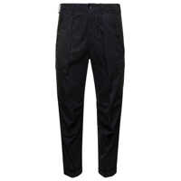 Pantaloni scurti Black Straight Leg Cargo Pants in Cotton Man Barbati