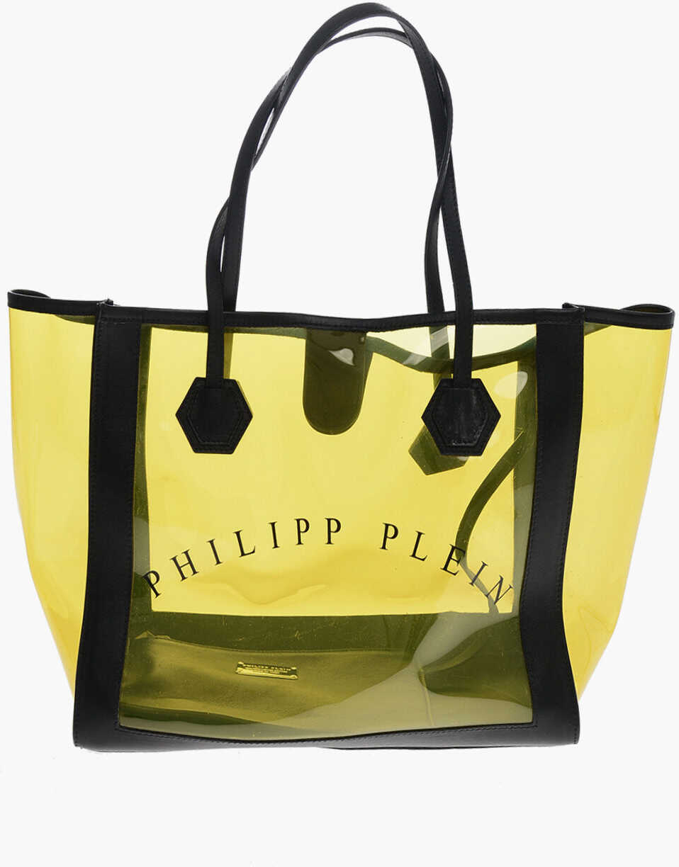 Philipp Plein Pvc Tote Bag Yellow