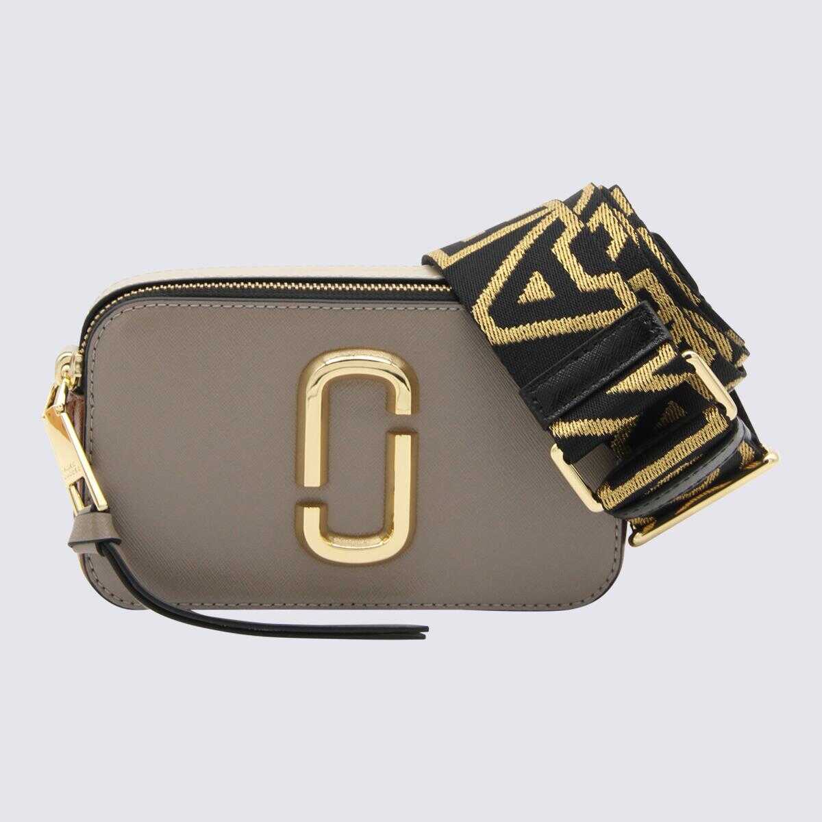 Marc Jacobs MARC JACOBS CEMENT AND MULTICOLOUR LEATHER THE SNAPSHOT CROSSBODY BAG CEMENT/MULTI