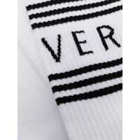 Lenjerie intima Versace pentru Barbati - Sosete Versace Socks With Logo WHITE Barbati (BM 10688317) - B-mall.ro