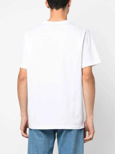 Tricouri Paul Smith Zebra Logo T-Shirt WHITE Barbati (BM 10688326) 4