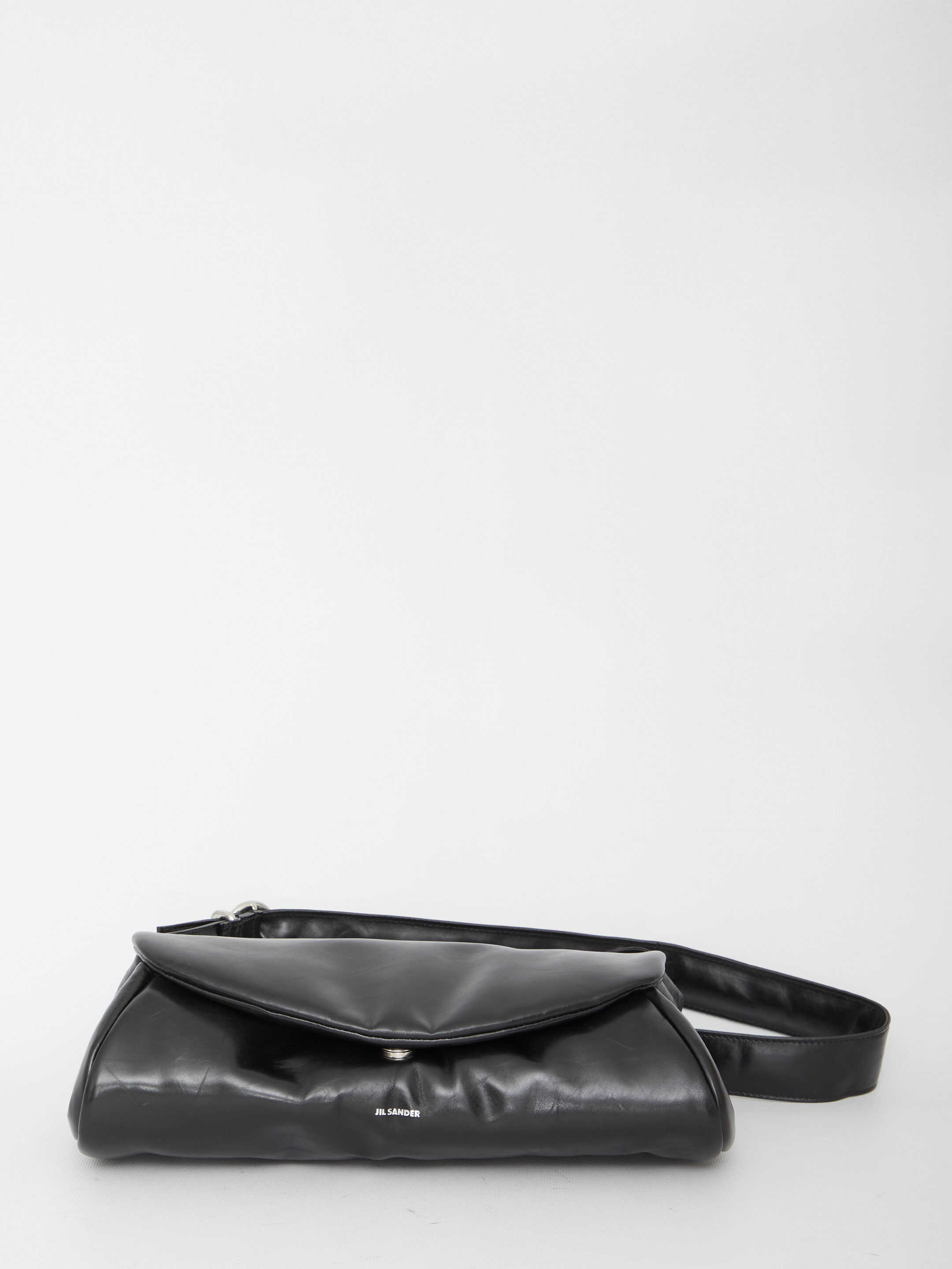 Jil Sander Cannolo Grande Padded Bag BLACK