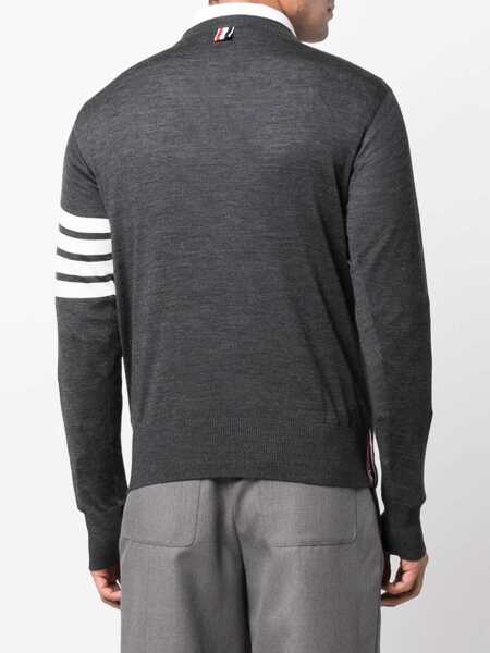 Pulovere Thom Browne Thom Browne Sweaters GREY Barbati (BM 10693036) 4