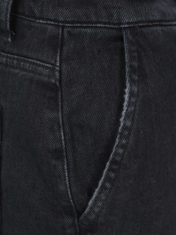 7 For All Mankind Tess Cargo Jeans BLACK