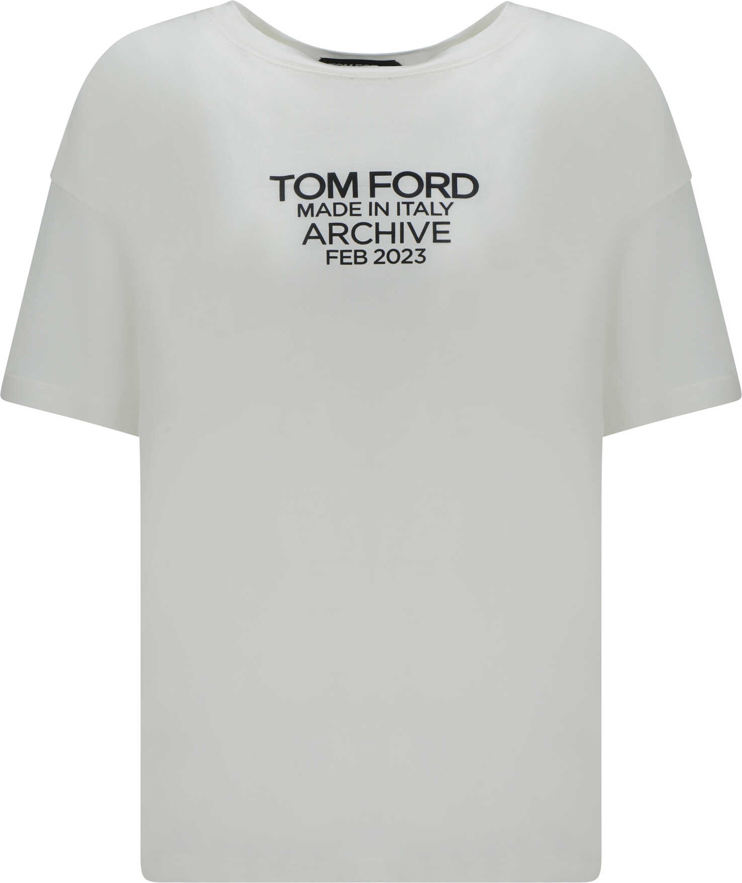 Tom Ford T-Shirt CHALK/BLACK