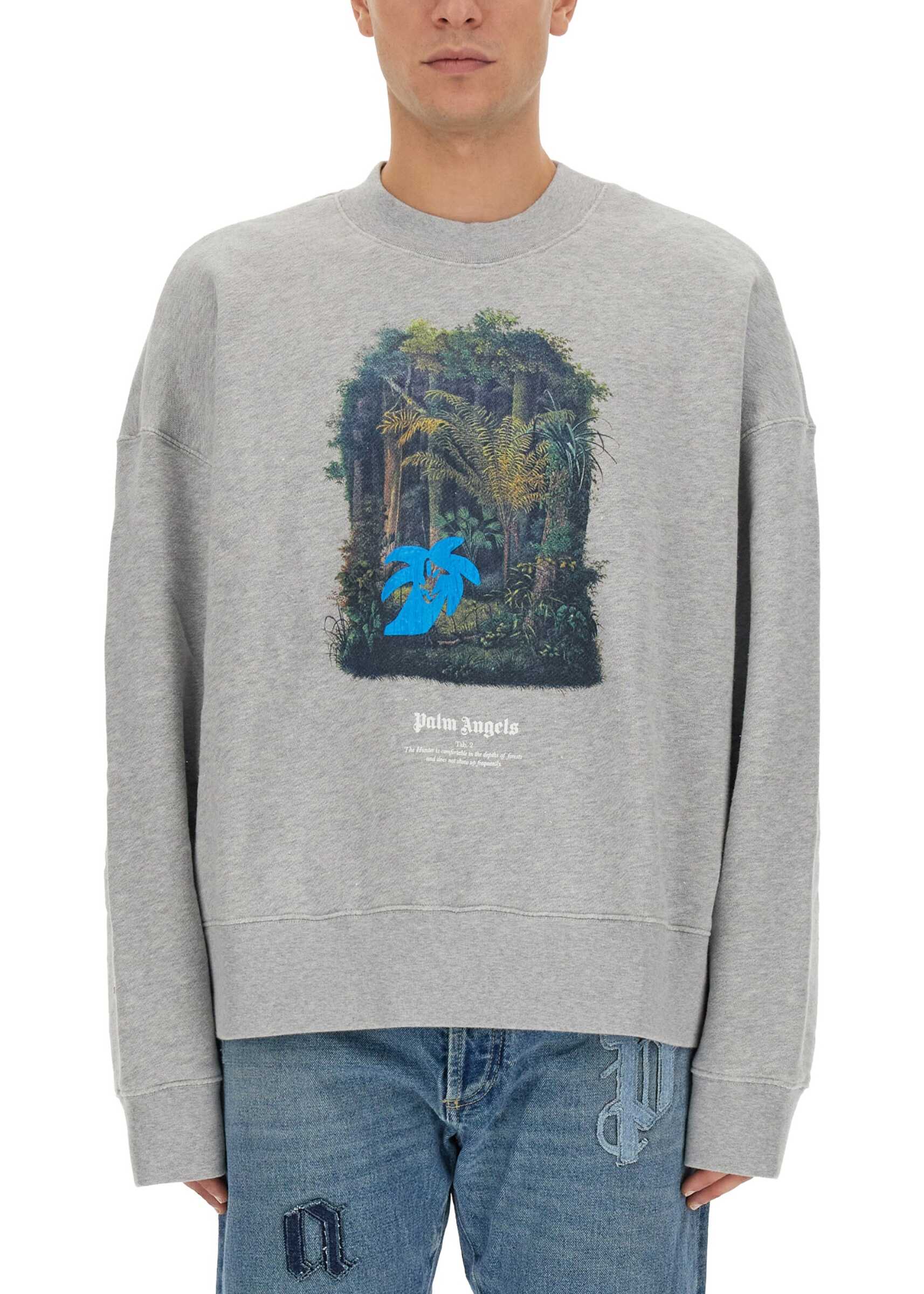 Palm Angels Hunting In The Forest Sweatshirt GREY