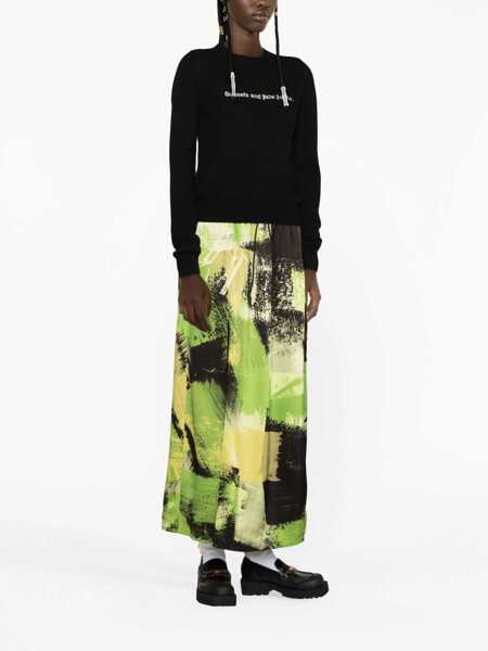 Pulovere Palm Angels Sunsets Sweater BLACK Femei (BM 10693708) 3