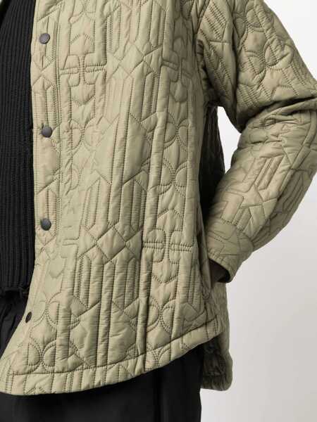 Camasi casual Palm Angels Monogram Shirt MILITARY GREEN Barbati (BM 10693714) 5